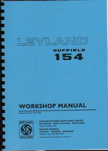 Leyland 154 tractor - tractor, workshop