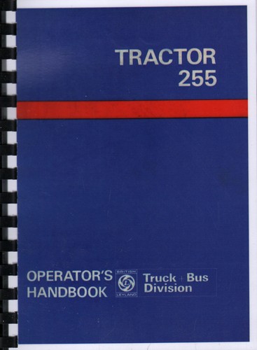 Leyland 255 tractor operator - leyland,