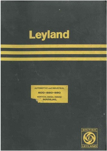Leyland vertical diesel engine - vertical,