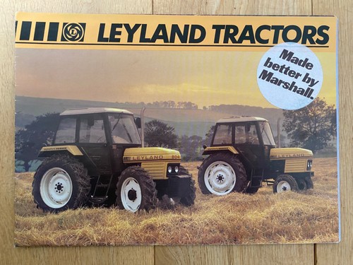 Leyland tractors sales leaflet - leyland,