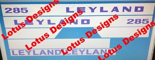 Leyland 285 tractor stickers - , /