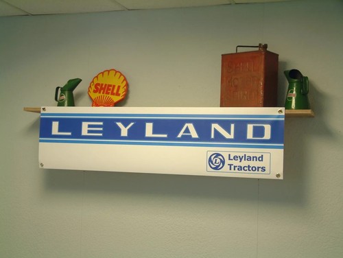 Leyland tractor banner classic - banner,