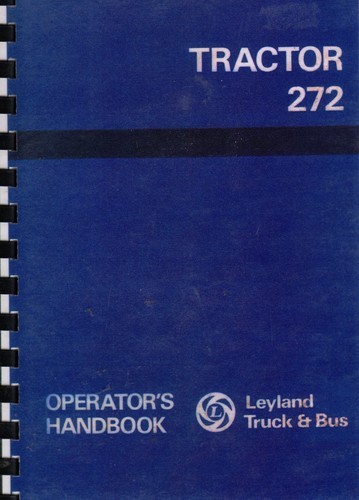 Leyland 272 tractor operator - 272,